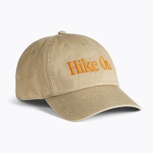 🆕 Merrell Hike On Dad Hat Sepia Tint One Size Cotton Trucker Cap Cream Orange